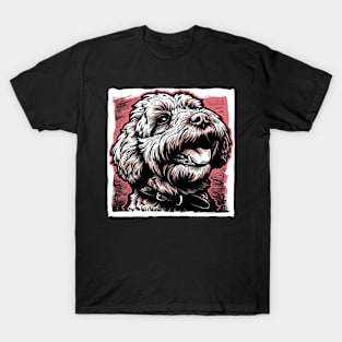 Retro Art Goldendoodle Dog Lover T-Shirt